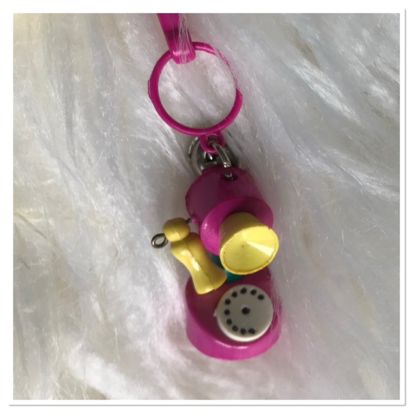 Vintage 1980’s Plastic Bell Charm Necklace Coke Bottle Unicorn Multicolour - Picture 3 of 10